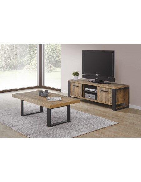 RHITMO - Table basse rectangulaire pieds U 